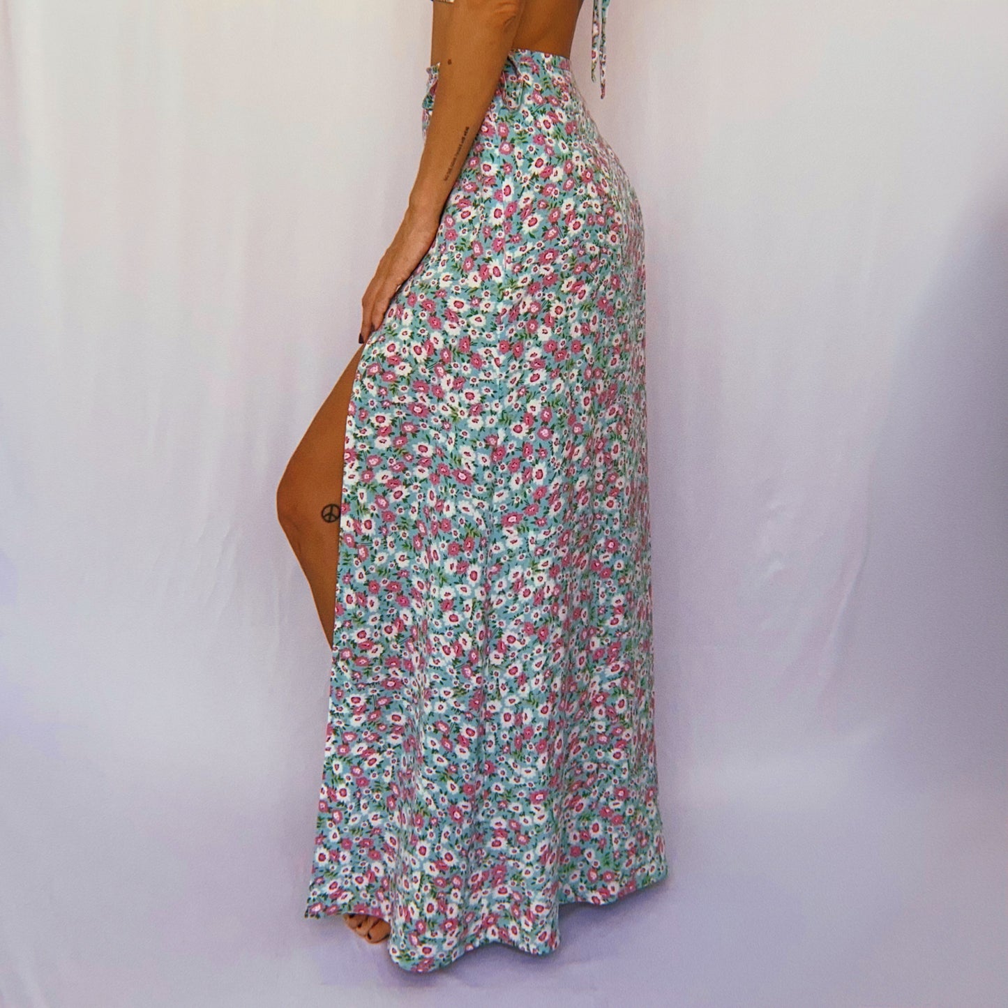 PALMA SLIT SKIRT